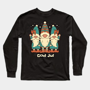 Merry Christmas in Norwegian Long Sleeve T-Shirt